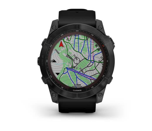 GARMIN Fenix 7X Sapphire Solar czarny z czarnym paskiem 010-02541-23 - 1466431 - zdjęcie 4